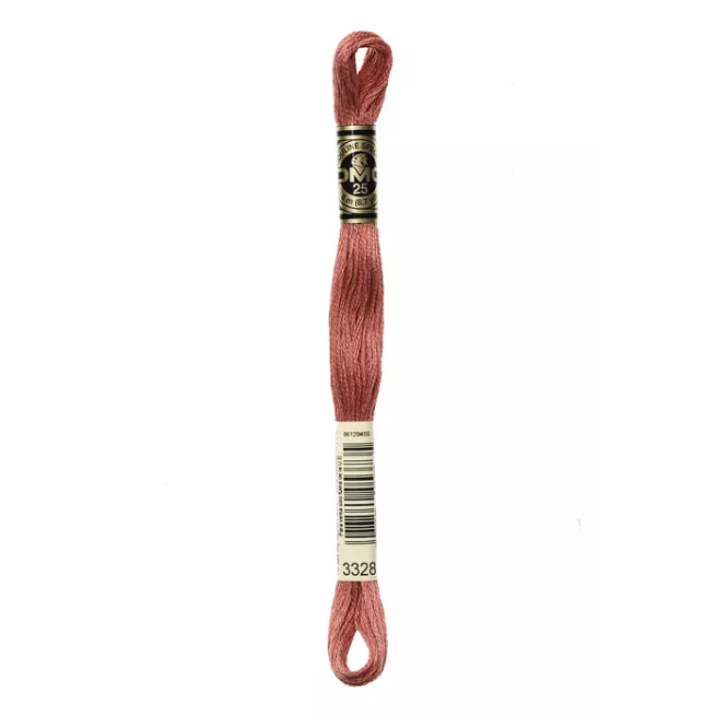 Madeja hilo mouliné de DMC color 3328 - Amaranto