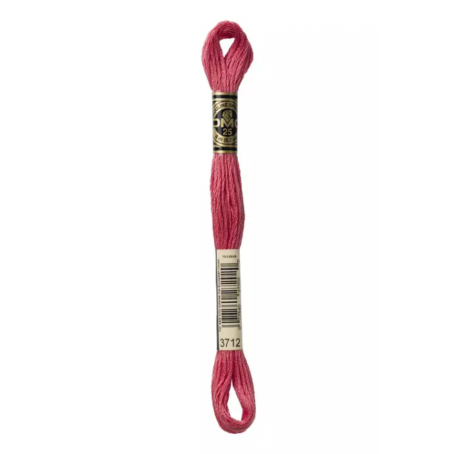 Madeja hilo mouliné de DMC color 3712 - Rosa Blush