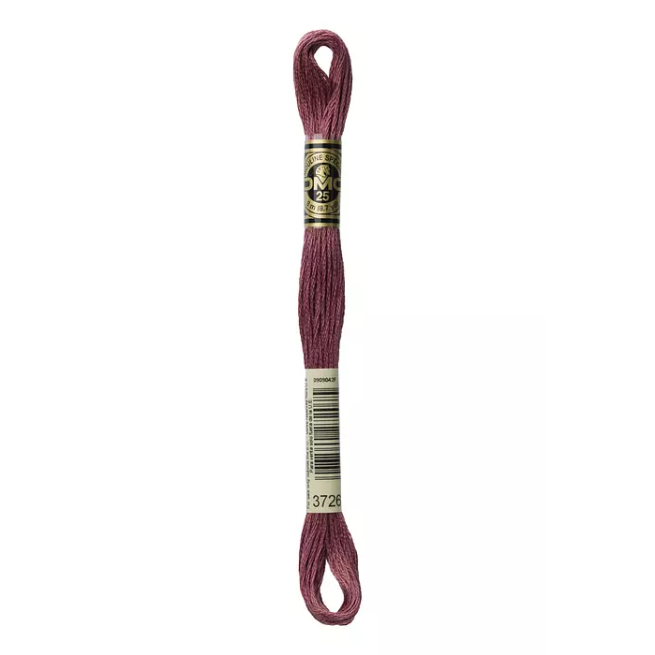 Madeja hilo mouliné de DMC color 3726 - Ciruela helada