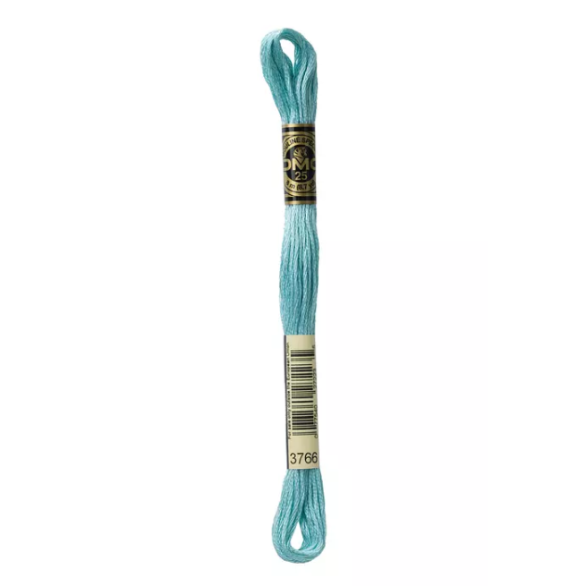 Madeja hilo mouliné de DMC color 3766 - Azul Verdoso