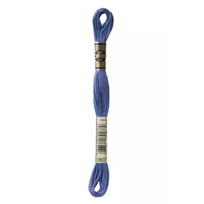 Madeja hilo mouliné de DMC color 3807 - Tanzanita
