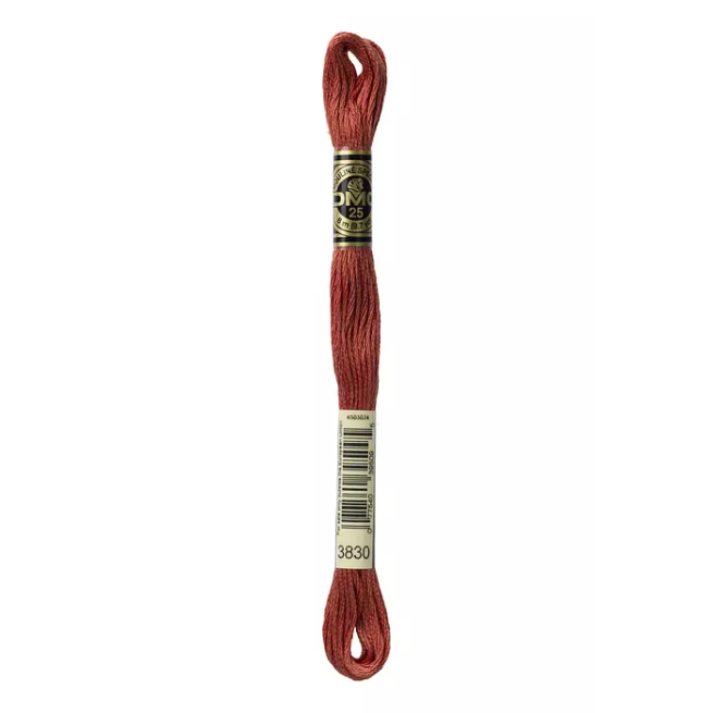 Madeja hilo mouliné de DMC color 3830 - Rubor profundo