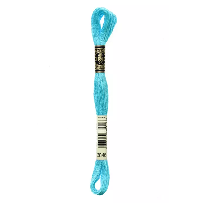 Madeja hilo mouliné de DMC color 3846 - Azul Navajo