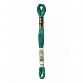 Madeja hilo mouliné de DMC color 3848 - Cola de Sirena