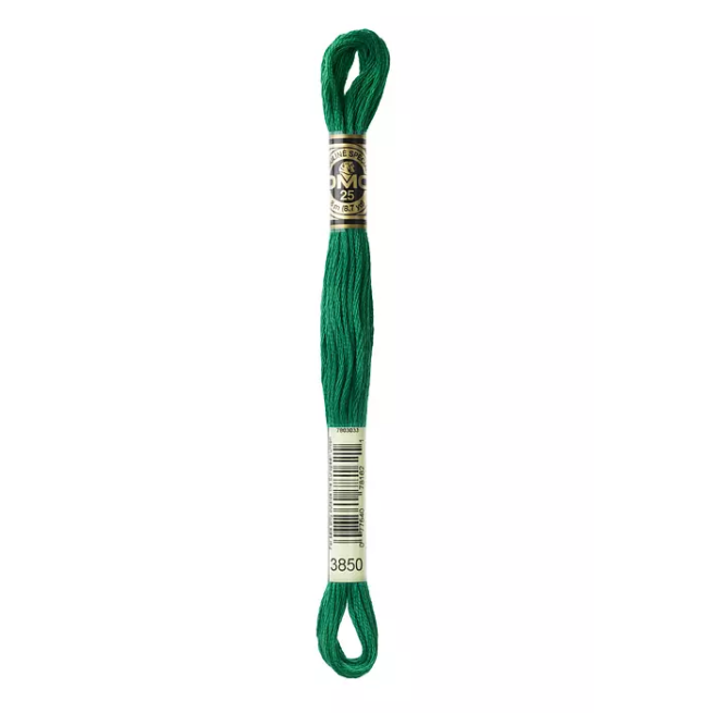 Madeja hilo mouliné de DMC color 3850 - Esmeralda