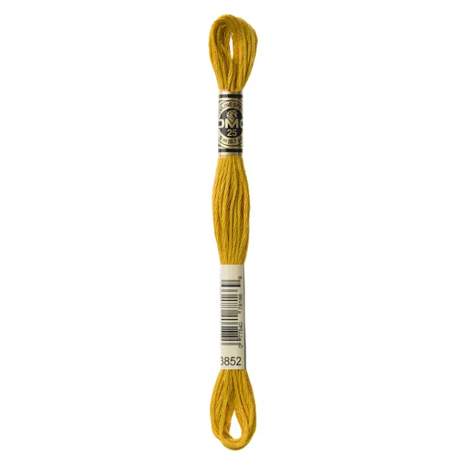 Madeja hilo mouliné de DMC color 3852 - Dorado Iridiscente