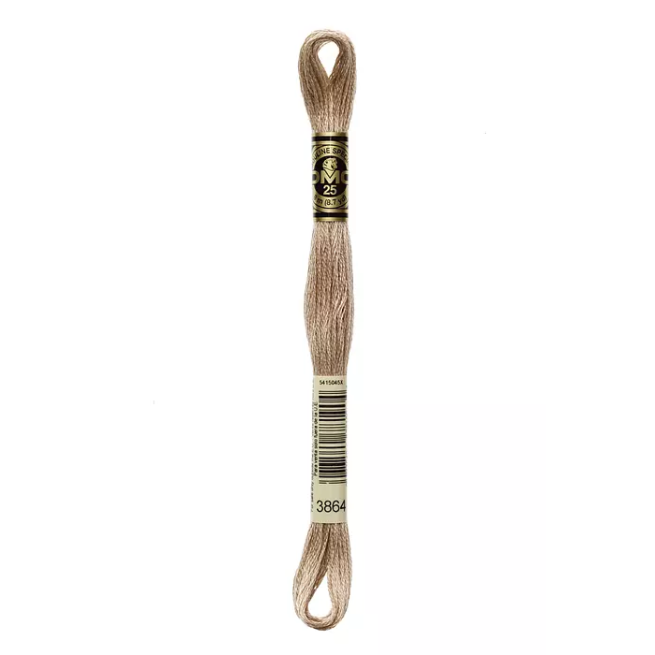 Madeja hilo mouliné de DMC color 3864 - Lana de Vicuña