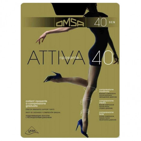 Media tipo Panty Attiva 40 de Omsa