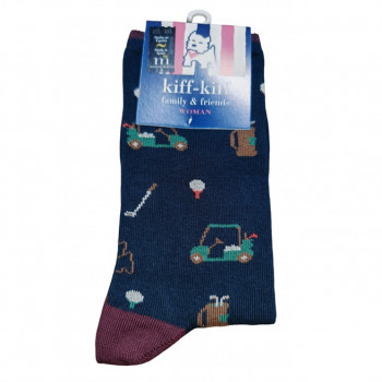 Calcetín Kiff Kiff golf marino mujer