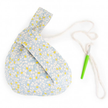 Bolsa portaovillos reversible estilo japonés muestra