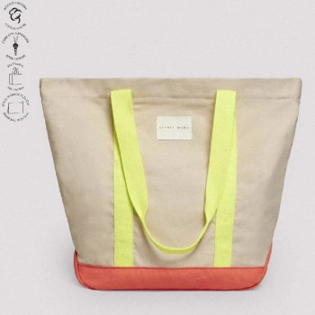 Bolso loneta arena mujer Ysabel Mora