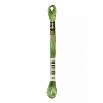 Madeja hilo mouliné de DMC color 989 - Hinojo