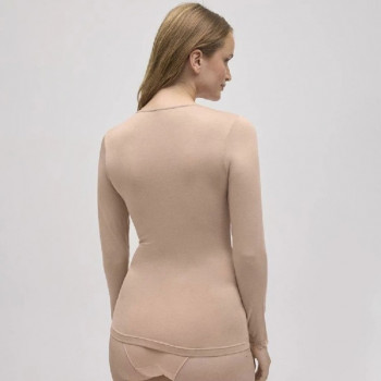 Espalda Camiseta nude mujer Ysabel Mora 19458 Manga larga