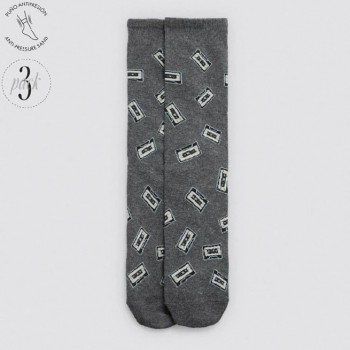 Calcetín hombre cassetes