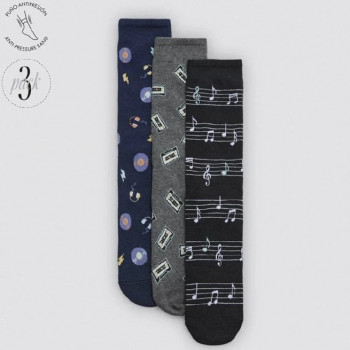 Calcetín hombre Pack de 3