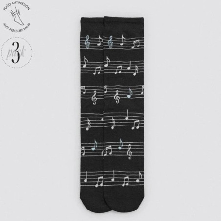 Calcetín hombre partitura