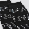Detalle calcetín hombre partitura