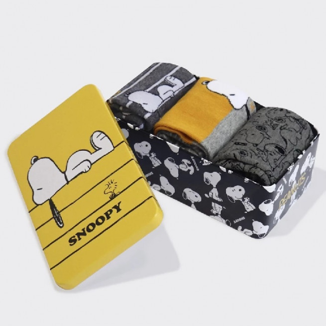Caja calcetines hombre Snoopy