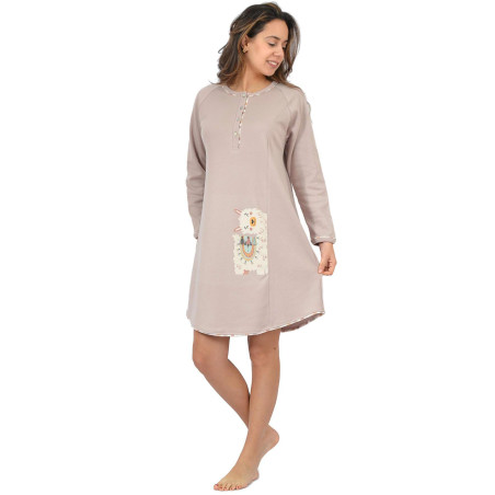 Camisón Mujer SONIA 3007 con Llama | Mercería de Chamberí