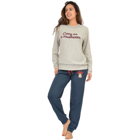Pijama Mujer SONIA 3034 Setas | Mercería de Chamberí