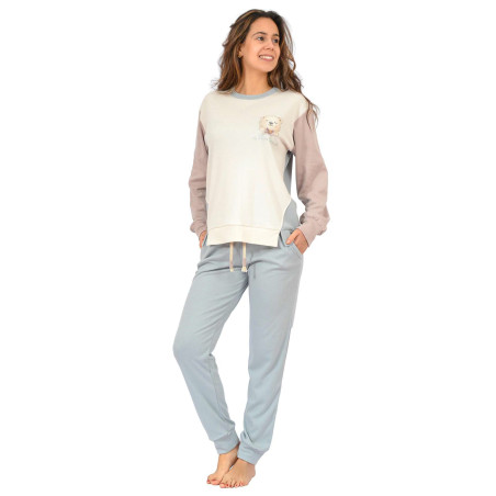 Pijama Mujer SONIA 3022 Osito | Mercería de Chamberí