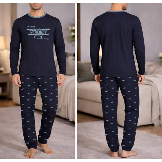Pijama Hombre Algodón KL30254 Flight | Mercería de Chamberí