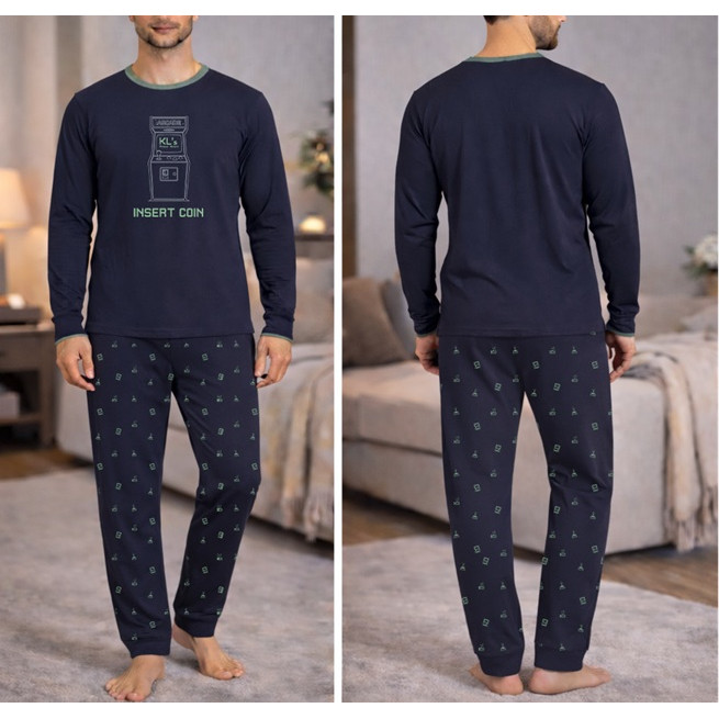 Pijama Hombre Algodón KL30253 Arcade | Mercería de Chamberí