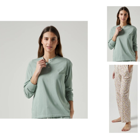 Pijama Mujer Algodón Kiff Kiff | Mercería de Chamberí