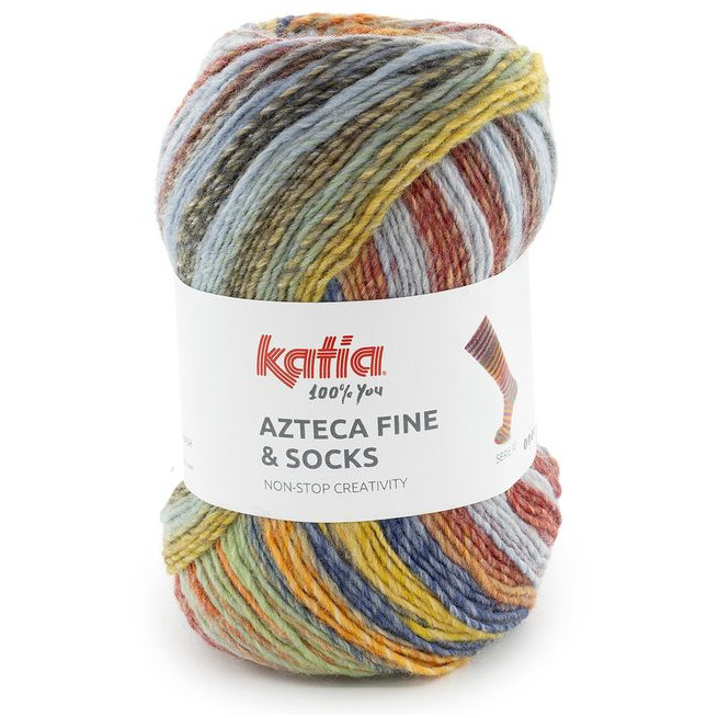 44 - Gris-Naranja oscuro-Verde pálido